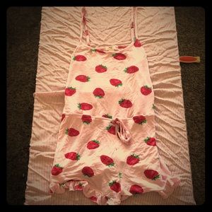 Strawberry Sleep Romper